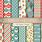 Vintage Christmas Scrapbook Paper