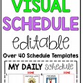 Visual Schedule Template