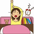 Wake Up Cartoon PNG