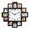 Wall Clock with Picture Frames