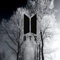 Wallpaper for Laptop Cute BTS Logo