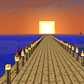 Wallpapers for Desktop Minecraft Sunset