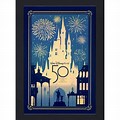 Walt Disney World 50th Anniversary Countdown Poster