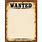 Wanted Poster Background Template