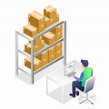 Warehouse Inventory Management Clip Art