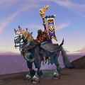 Warrior Transmog with Invincible Mount