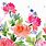 Watercolor Floral Desktop Background