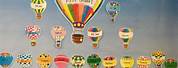 Watercolor Hot Air Balloon Classroom Decorations