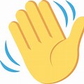 Waving Hand Emoji SVG