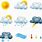 Weather Icon Set PNG