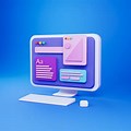 Web Design 3D Icon