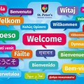 Welcome Sign Different Languages