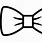 White Bow Tie Clip Art