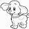 White Dog Coloring Page