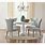 White Round Dining Room Table