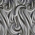 White and Black Abstract Pattern Wallpaper