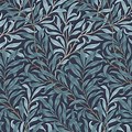 William Morris Willow Bough Deep Blue Wallpaper