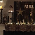 Willow Tree Nativity Mantel Decorating Ideas