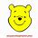 Winnie Pooh Face SVG