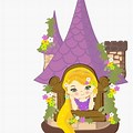 Window of Disney Castle Clip Art Rapunzel