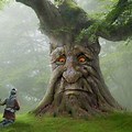 Wise Mystical Tree Game Face