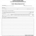 Witness Statement Template Family Court