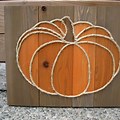 Wood-Burning Designs Pumpkins with Leaves