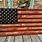 Wooden American Flag