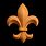 Wooden Fleur De Lis