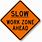 Work Zone Sign Clip Art