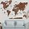 World Map Wall Decor