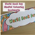 World Book Day Bookmarks Colour In