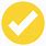 Yellow Check Mark Icon