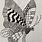 Zentangle Art Butterfly