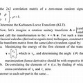 Zero Correlation 2X2 Matrix