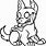 Zombie Dog Coloring Page