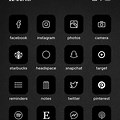 iPhone Icon Black Background