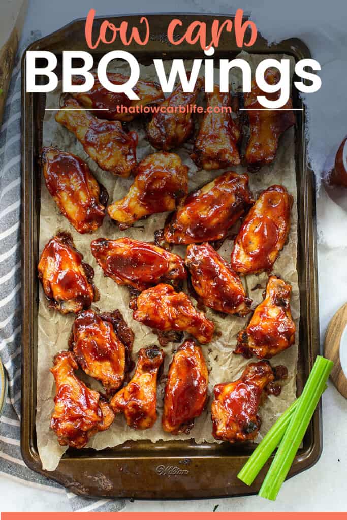 Low carb wings on sheet pan.