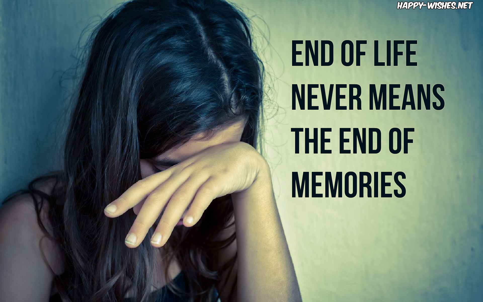 Weeping girl sad quotes about losing a loved one