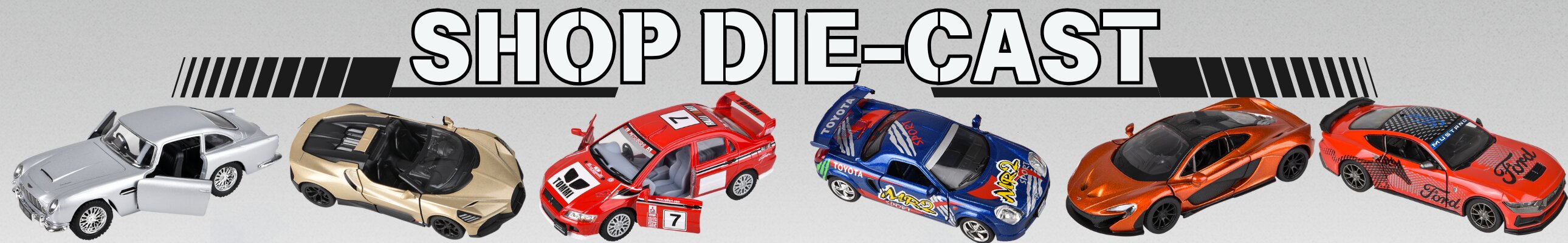 Shop Die-Cast Banner