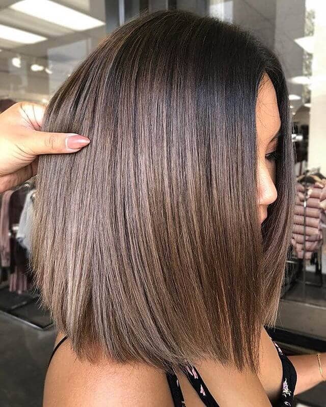 Glamorous Shimmery Short Bob Hairstyle