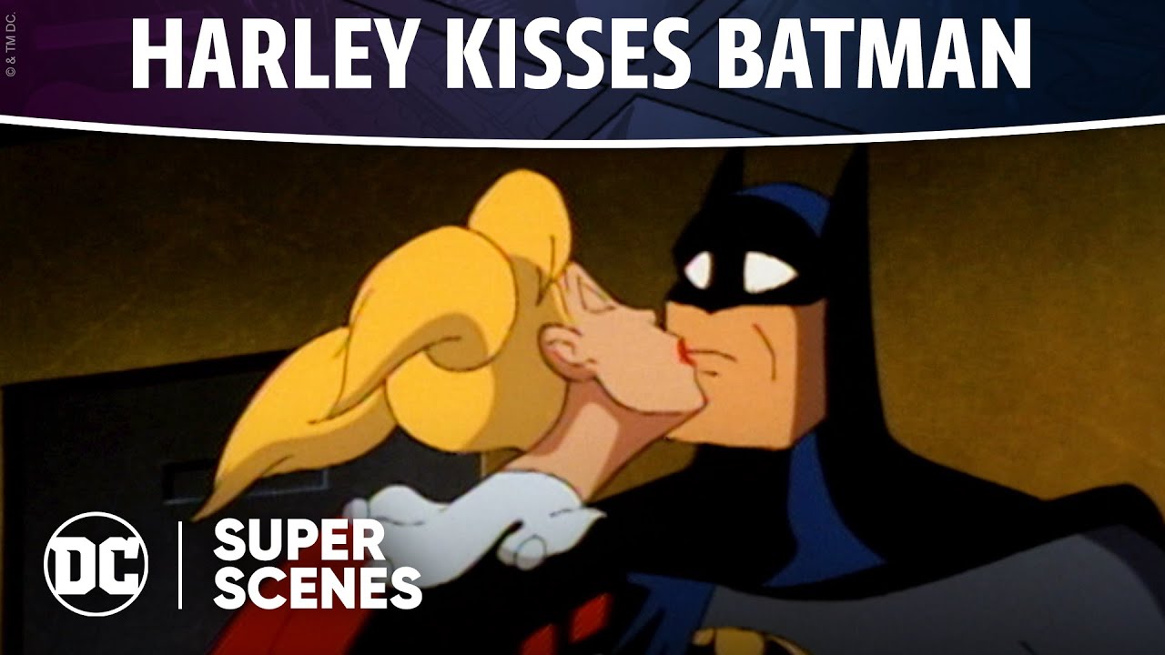 Batman: The Animated Series - Harley Kisses Batman | Super Scenes | DC ...