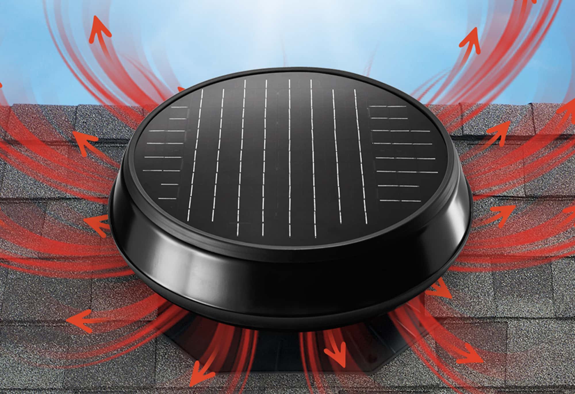 solar attic ventilation fan