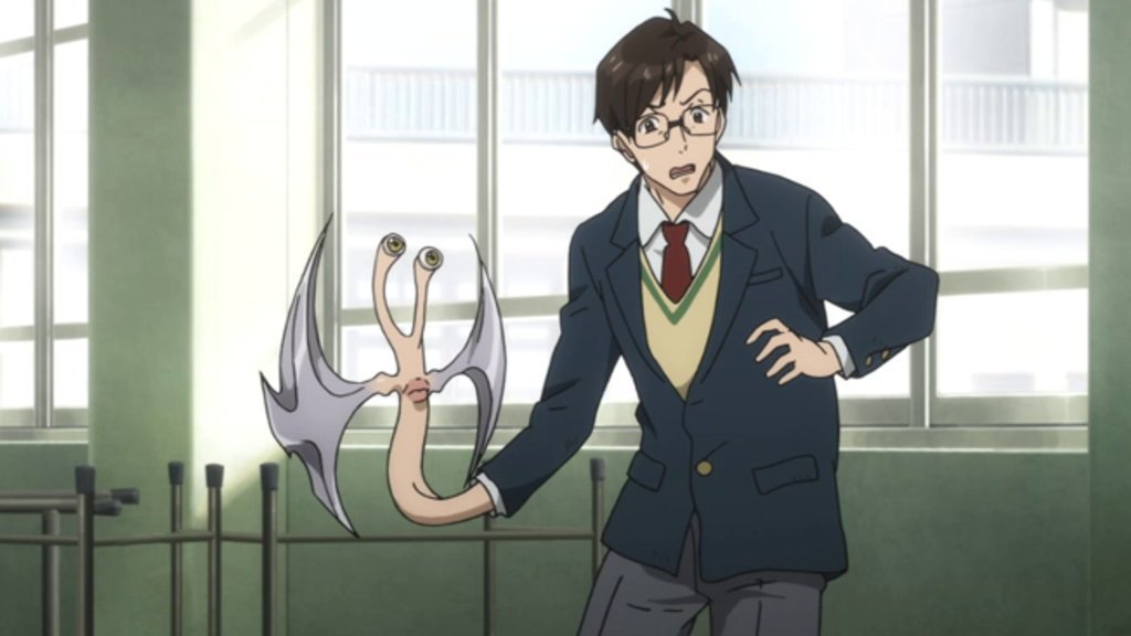 parasyte horror anime