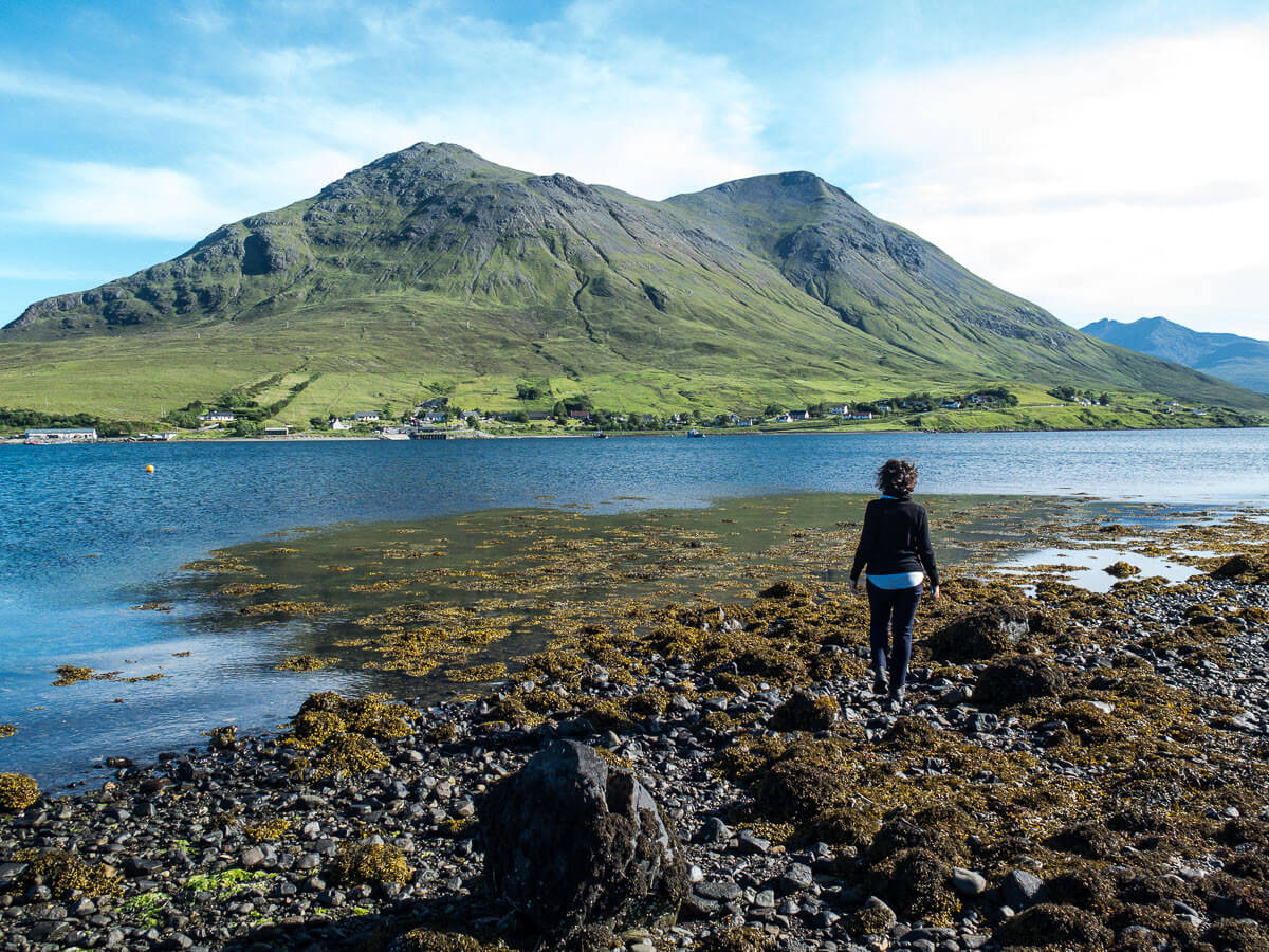 beautiful walk on Isle of Skye