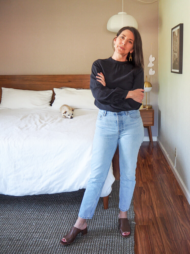 Everlane 90s cheeky jeans review