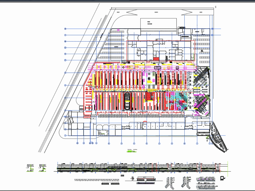 industrial shed -- constuction details 2.49 mb bibliocad