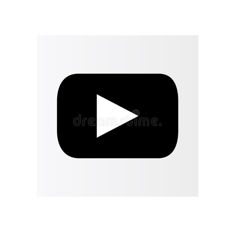 Youtube Logo Black Background Stock Illustrations – 1,095 Youtube Logo Black  Background Stock Illustrations, Vectors & Clipart - Dreamstime