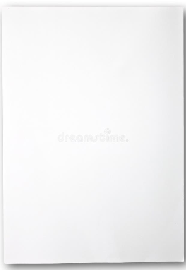 Blank White A4 Paper Sheet Mockup Template Stock Image - Image of empty,  mockup: 115819871