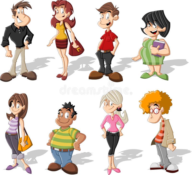 Cartoon people